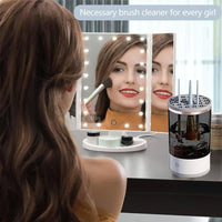 Electric Makeup Brush Cleaner | Fast Spin-Dry Brush Cleaner