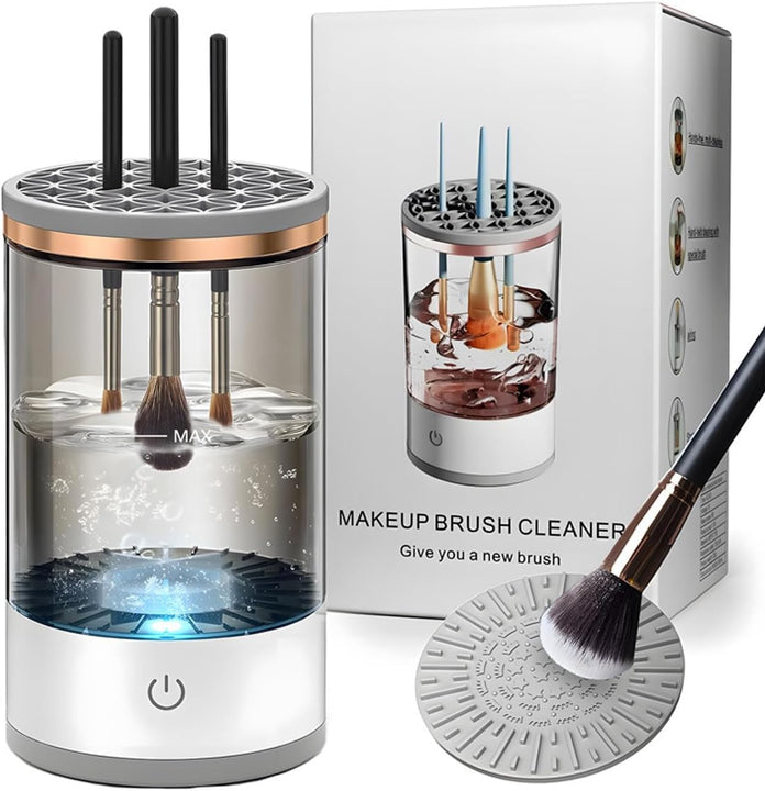 Electric Makeup Brush Cleaner | Fast Spin-Dry Brush Cleaner
