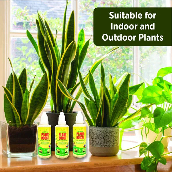 Plant Boost Liquid Biofertilizer for All Crops,Organic (Pack of 3)