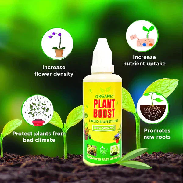 Plant Boost Liquid Biofertilizer for All Crops,Organic (Pack of 3)
