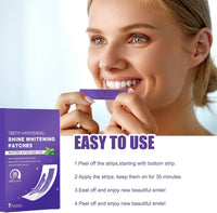 Purple Teeth Whitening Strips | Teeth Treatments 14 Strips | Whitens Teeth in 1 Use | Peroxide & Sensitivity-Free, Enamel-Safe Oral Care | PAP & Hydroxyapatite For Stain Removal | (Purple Teeth Whitening-14 Strips) (7)